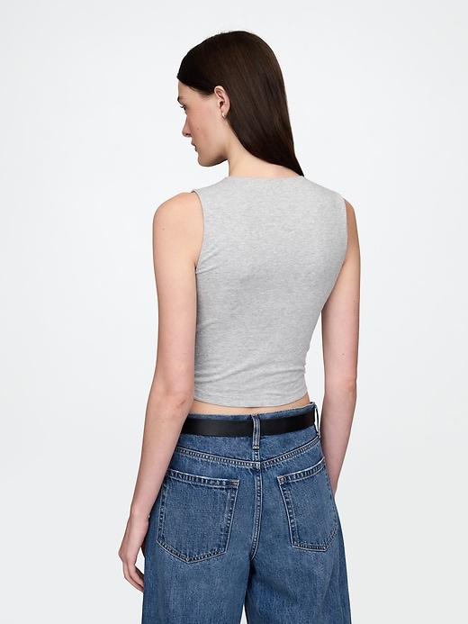 Image number 2 showing, CloseKnit Jersey Cropped Shell Tank Top