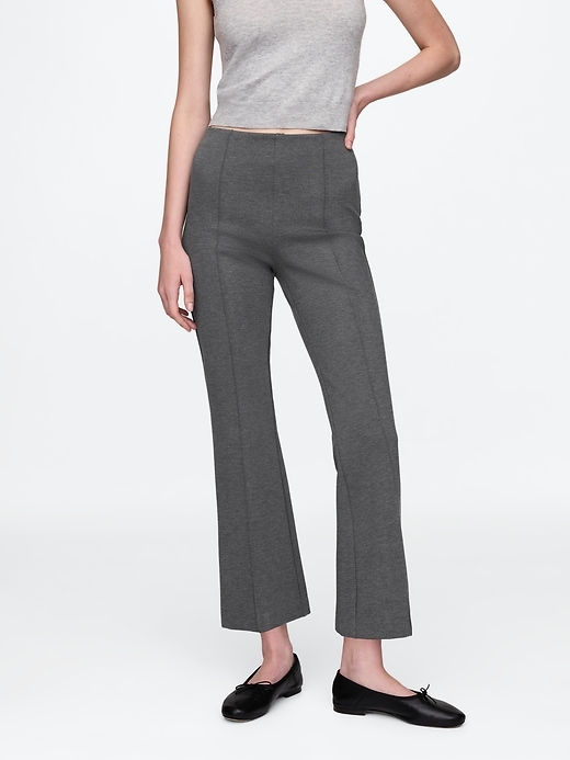 Image number 2 showing, High Rise Ponte Crop Kick Pants