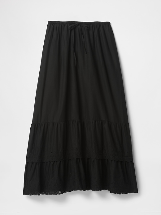 Image number 5 showing, Easy Tiered Eyelet Maxi Skirt