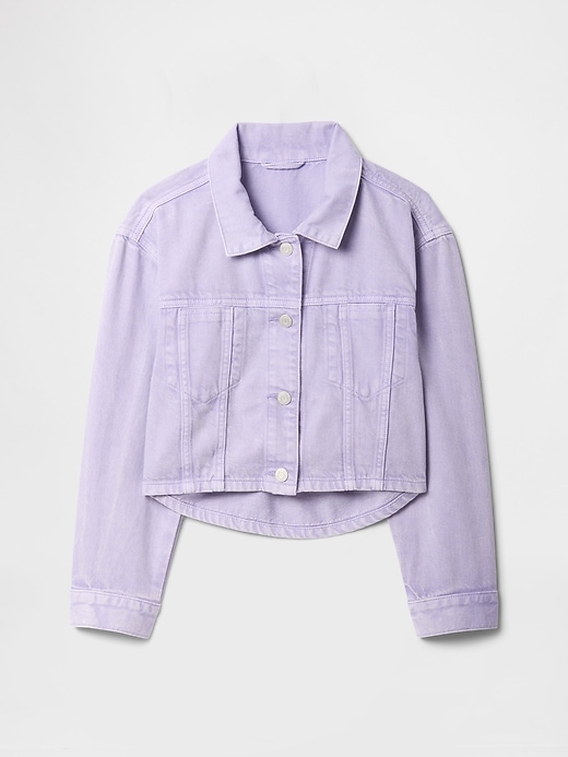 Image number 2 showing, Kids UltraSoft Denim Swing Jacket