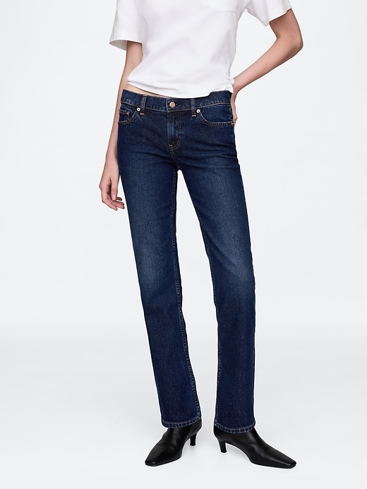 Image number 2 showing, Low Rise '90s Straight Jeans