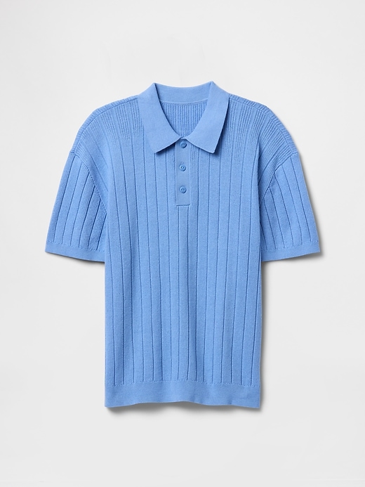 Image number 2 showing, Kids Rib Sweater Polo Shirt