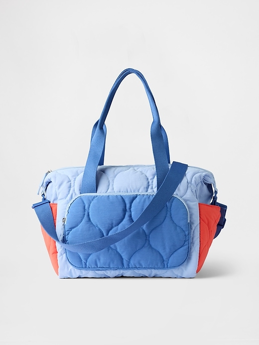 Image number 1 showing, Kids Quilted Weekender Bag