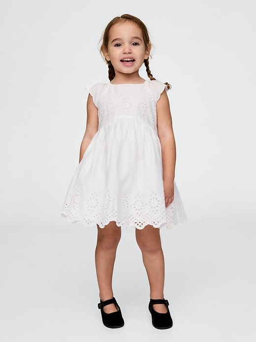 Image number 1 showing, Baby & Toddler Eyelet Dress