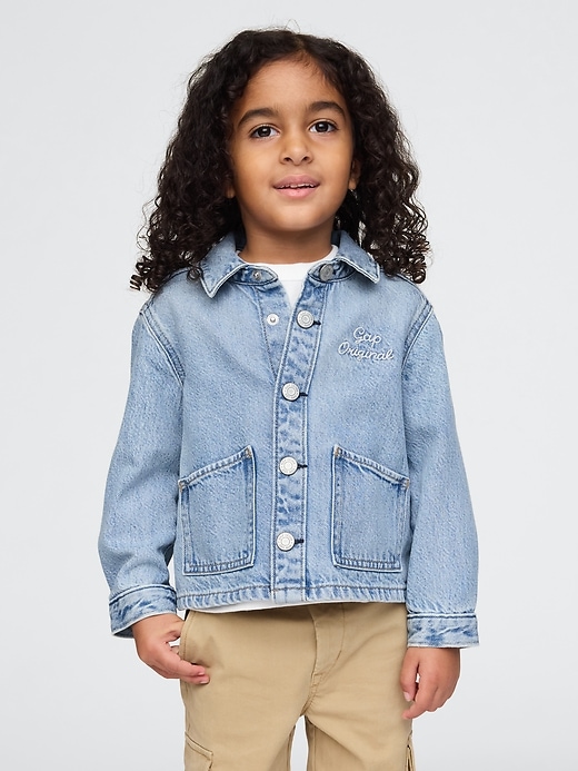 Image number 1 showing, Baby &amp; Toddler UltraSoft Logo Chore Jacket