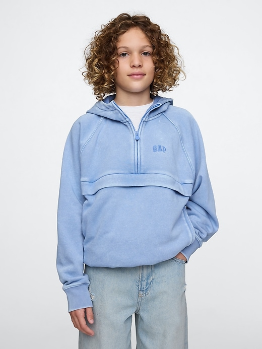 Image number 1 showing, Kids VintageSoft Anorak Hoodie