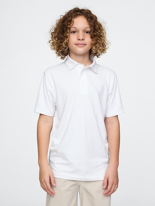 Image number 1 showing, Kids GapFit Uniform Performance Polo Shirt