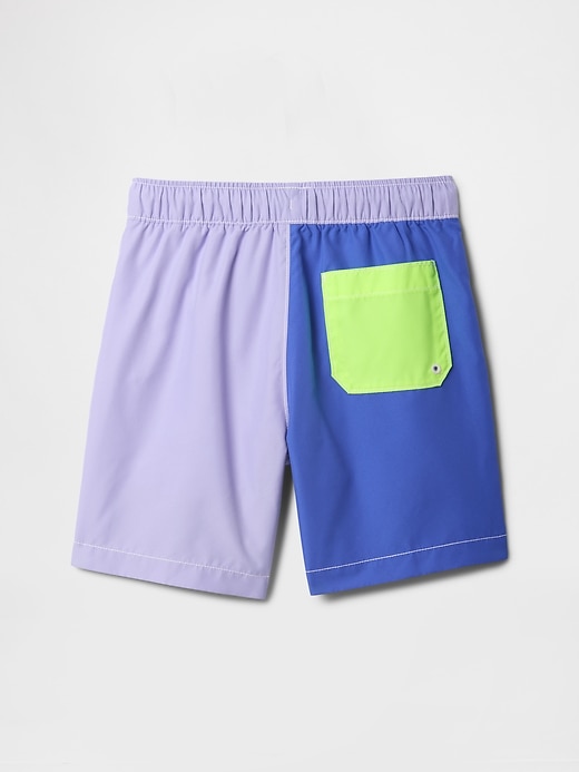 Image number 2 showing, Kids 5&quot; Recycled Swim Trunks