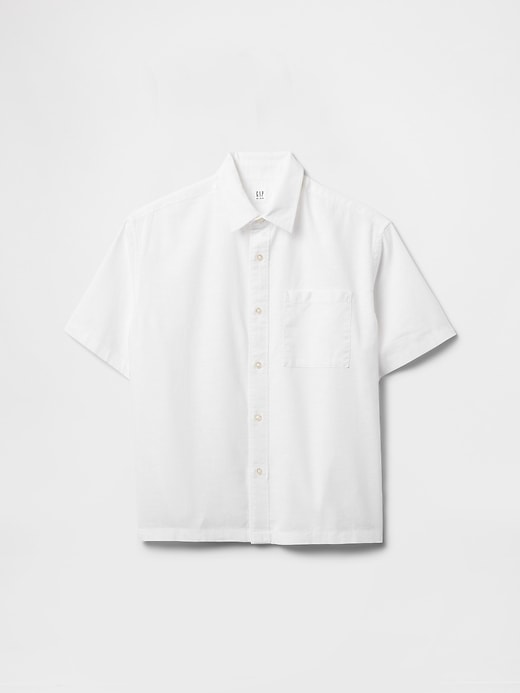 Image number 2 showing, Kids Linen-Cotton Relaxed Shirt