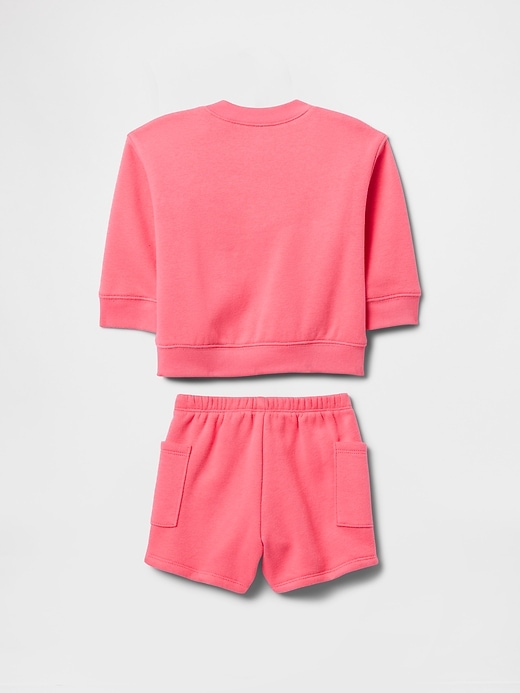 Image number 2 showing, Baby Vintage Soft Logo Sweat Shorts Set