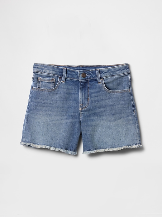 Image number 2 showing, Kids Denim Midi Shorts