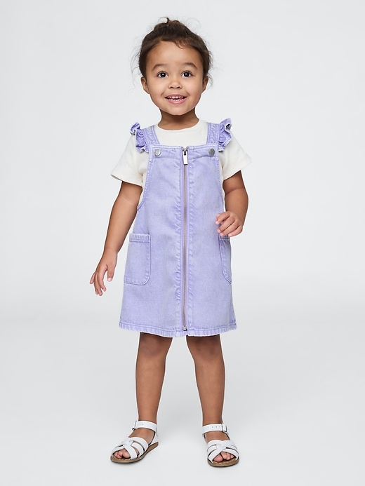 Image number 1 showing, Baby &amp; Toddler UltraSoft Denim Skirtall