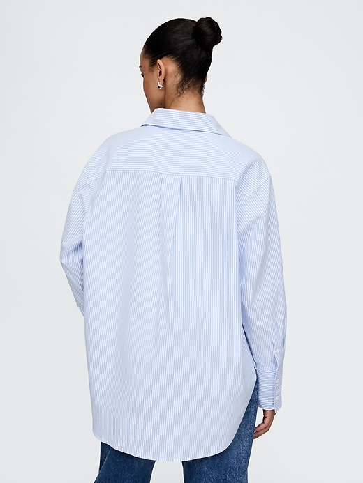 Image number 2 showing, Organic Cotton Oxford Big Shirt