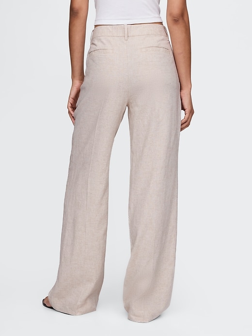 Image number 5 showing, 365 Low Rise Linen-Blend Trousers