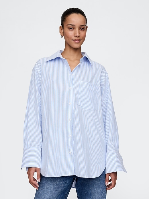 Image number 1 showing, Organic Cotton Oxford Big Shirt