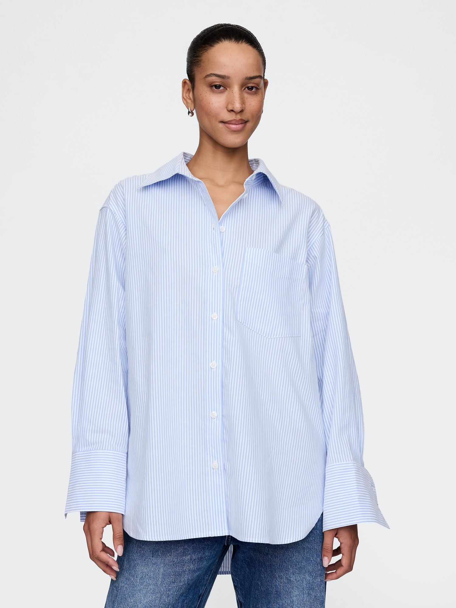 Organic Cotton Oxford Big Shirt