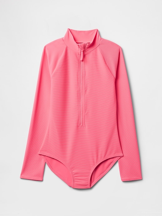 Image number 1 showing, Kids Rash Guard Swim One-Piece