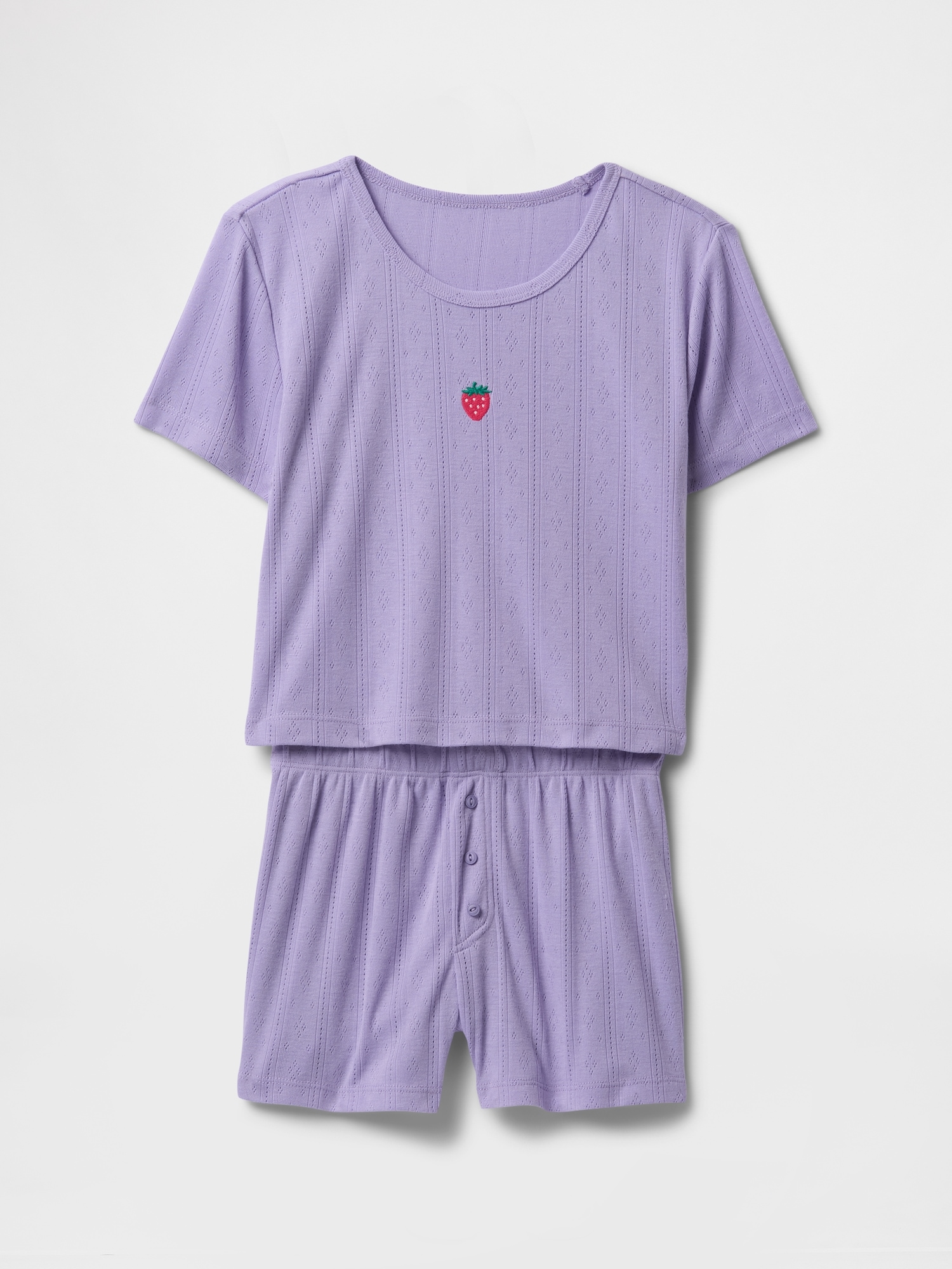 Kids Recycled PJ Short Set