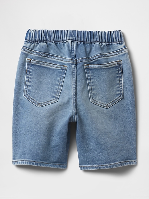 Image number 2 showing, Baby &amp; Toddler Extra Baggy Knit Denim Shorts