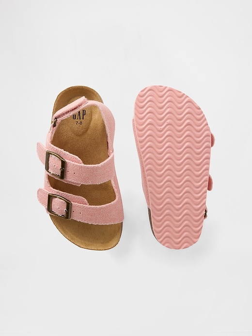 Image number 3 showing, Toddler Buckle Cork Sandals