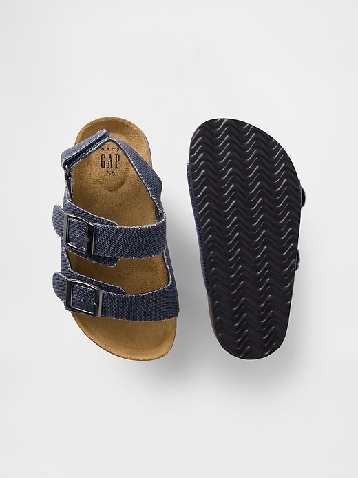 Image number 3 showing, Toddler Buckle Cork Sandals