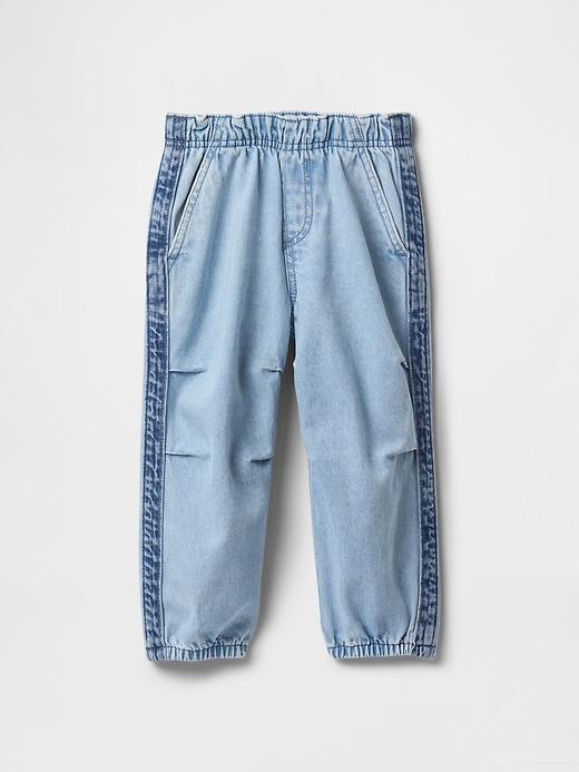 Image number 1 showing, Baby & Toddler Baggy Parachute Jeans