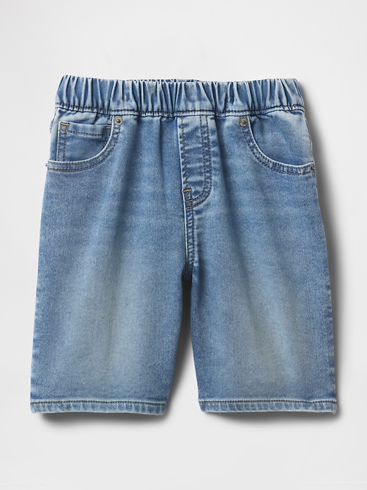 Image number 1 showing, Baby &amp; Toddler Extra Baggy Knit Denim Shorts