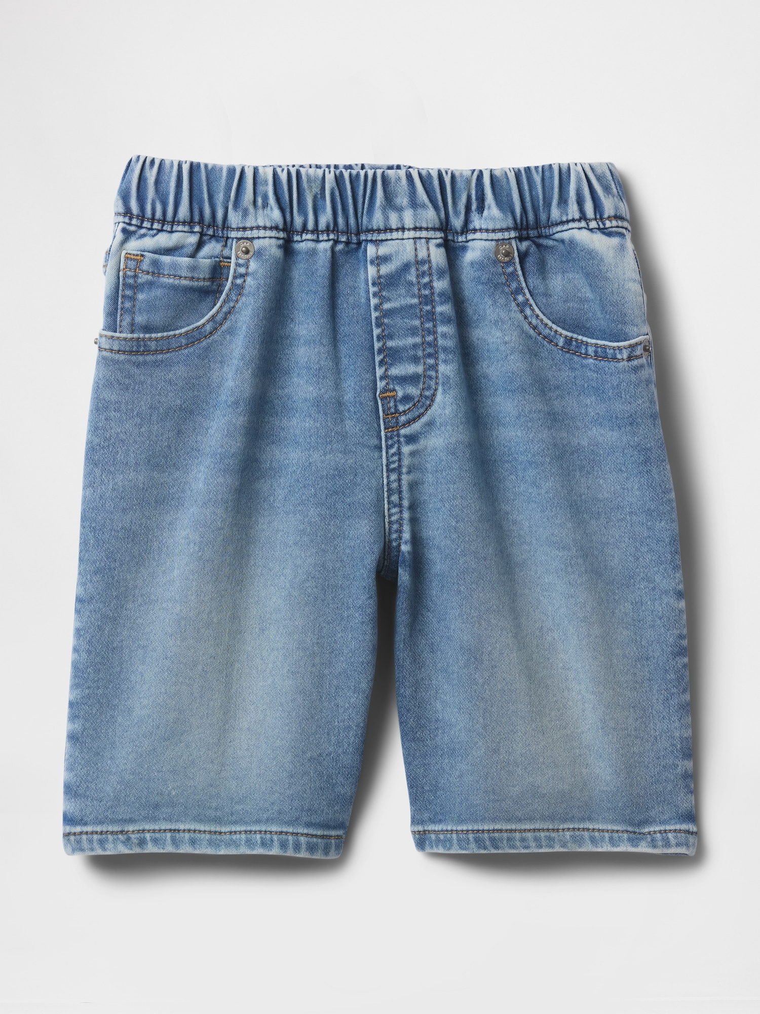 Baby & Toddler Extra Baggy Knit Denim Shorts