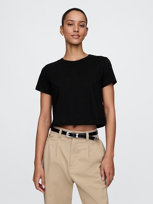 Organic Cotton VintageSoft Cropped T-Shirt