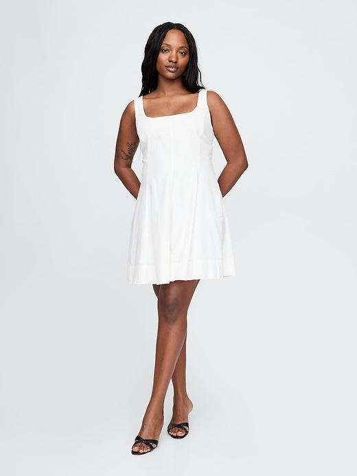 Image number 5 showing, Linen-Blend Mini Dress