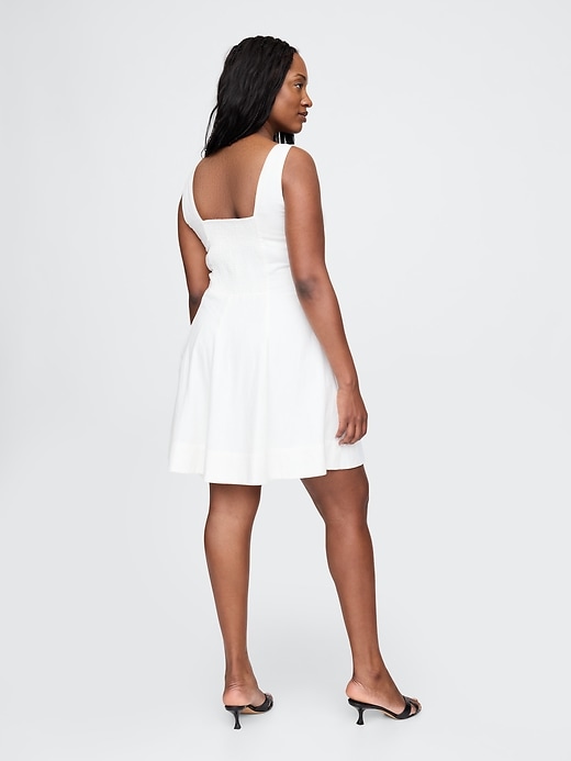 Image number 6 showing, Linen-Blend Mini Dress