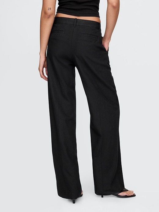 Image number 5 showing, 365 Low Rise Linen-Blend Trousers