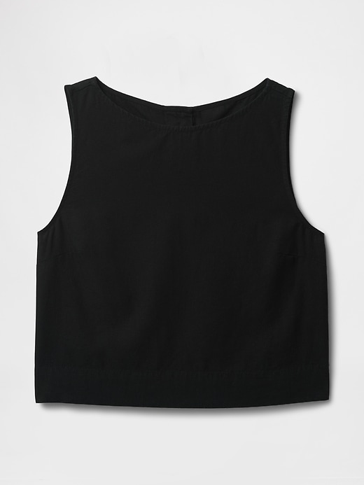 Image number 5 showing, Linen-Blend Shell Tank Top