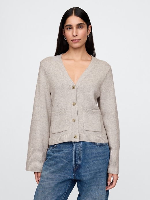 Image number 1 showing, CashSoft Pocket Cardigan