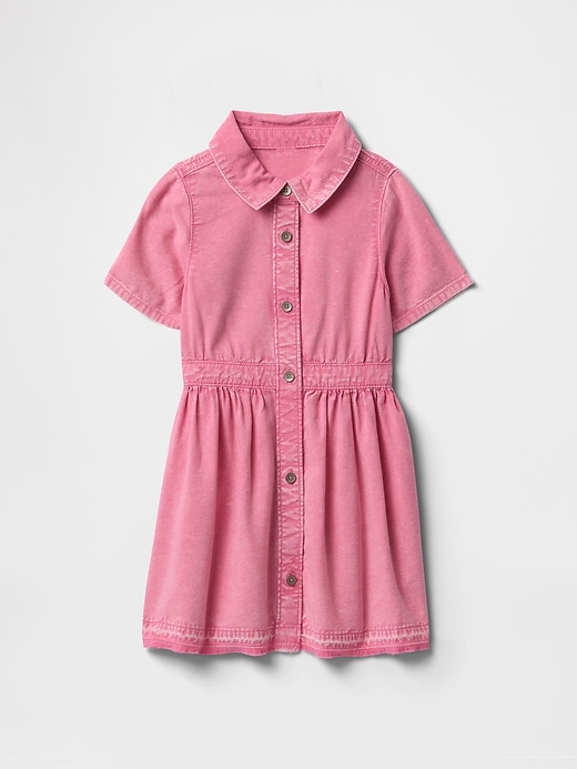 Image number 2 showing, Baby & Toddler Denim Shirtdress