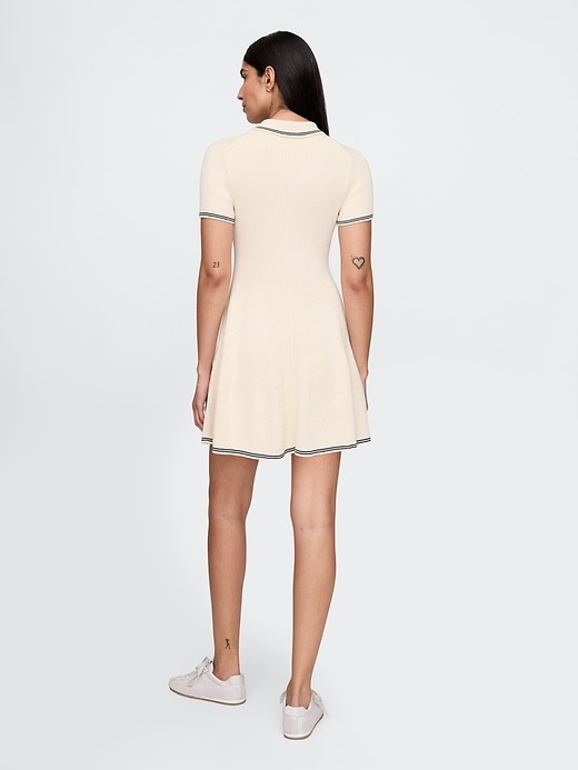 Image number 2 showing, Polo Sweater Rib Mini Dress