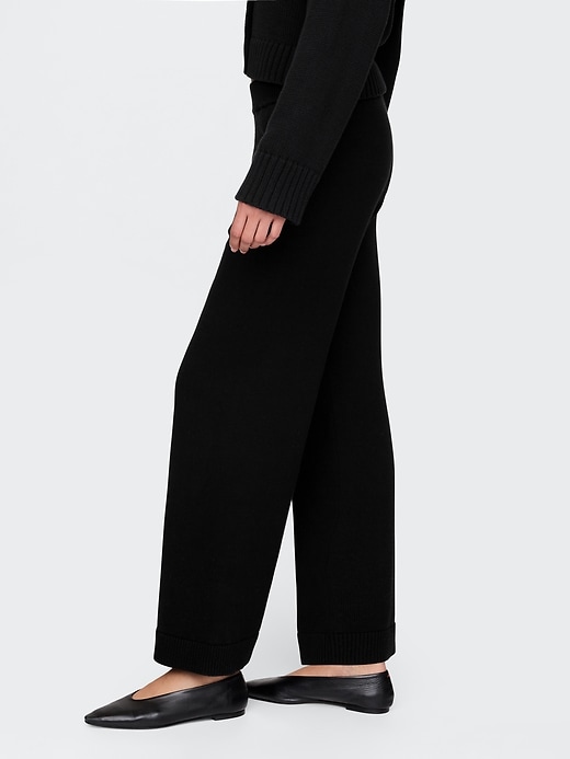 Image number 3 showing, 100% Cotton Relaxed Sweater Pants