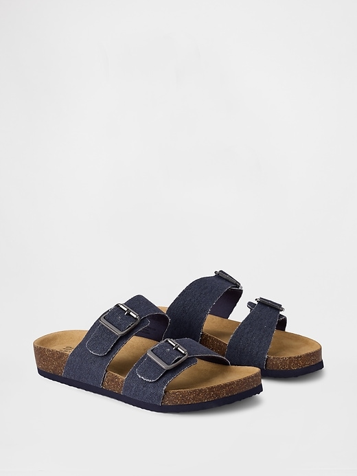 Image number 2 showing, Kids Buckle Cork Sandals