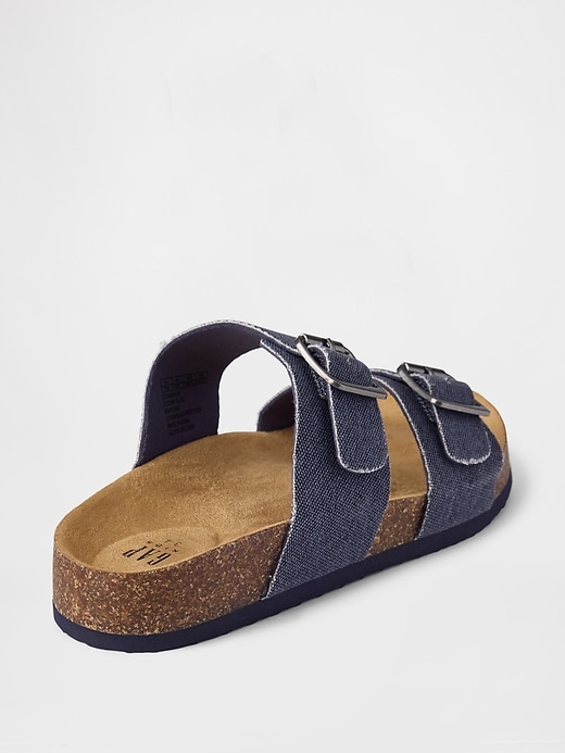 Image number 4 showing, Kids Buckle Cork Sandals