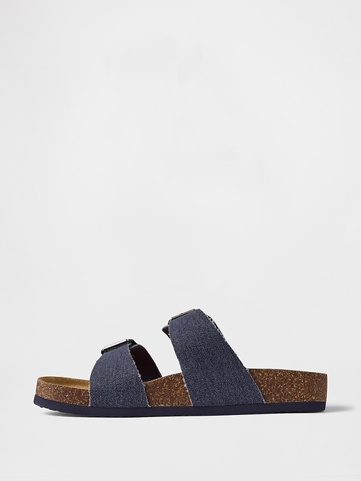 Image number 5 showing, Kids Buckle Cork Sandals