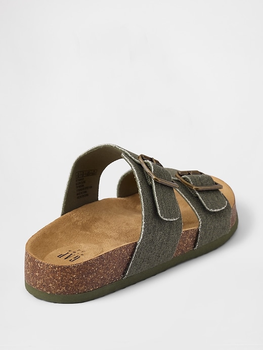 Image number 4 showing, Kids Buckle Cork Sandals