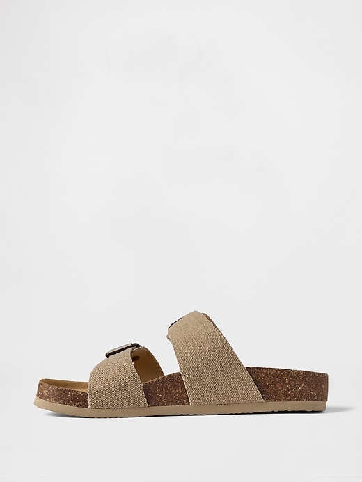 Image number 5 showing, Kids Buckle Cork Sandals