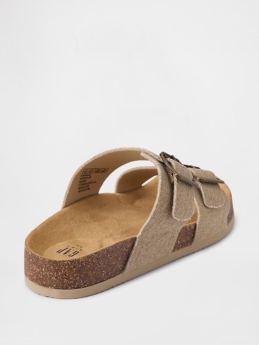 Image number 4 showing, Kids Buckle Cork Sandals