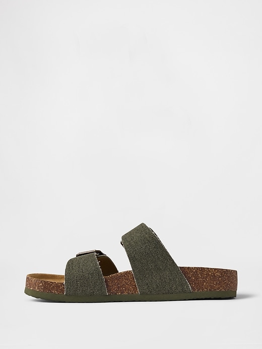 Image number 5 showing, Kids Buckle Cork Sandals