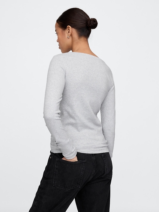 Image number 2 showing, Modern Boatneck T-Shirt