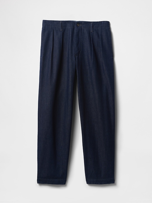 Image number 6 showing, UltraSoft Denim Herringbone Trousers