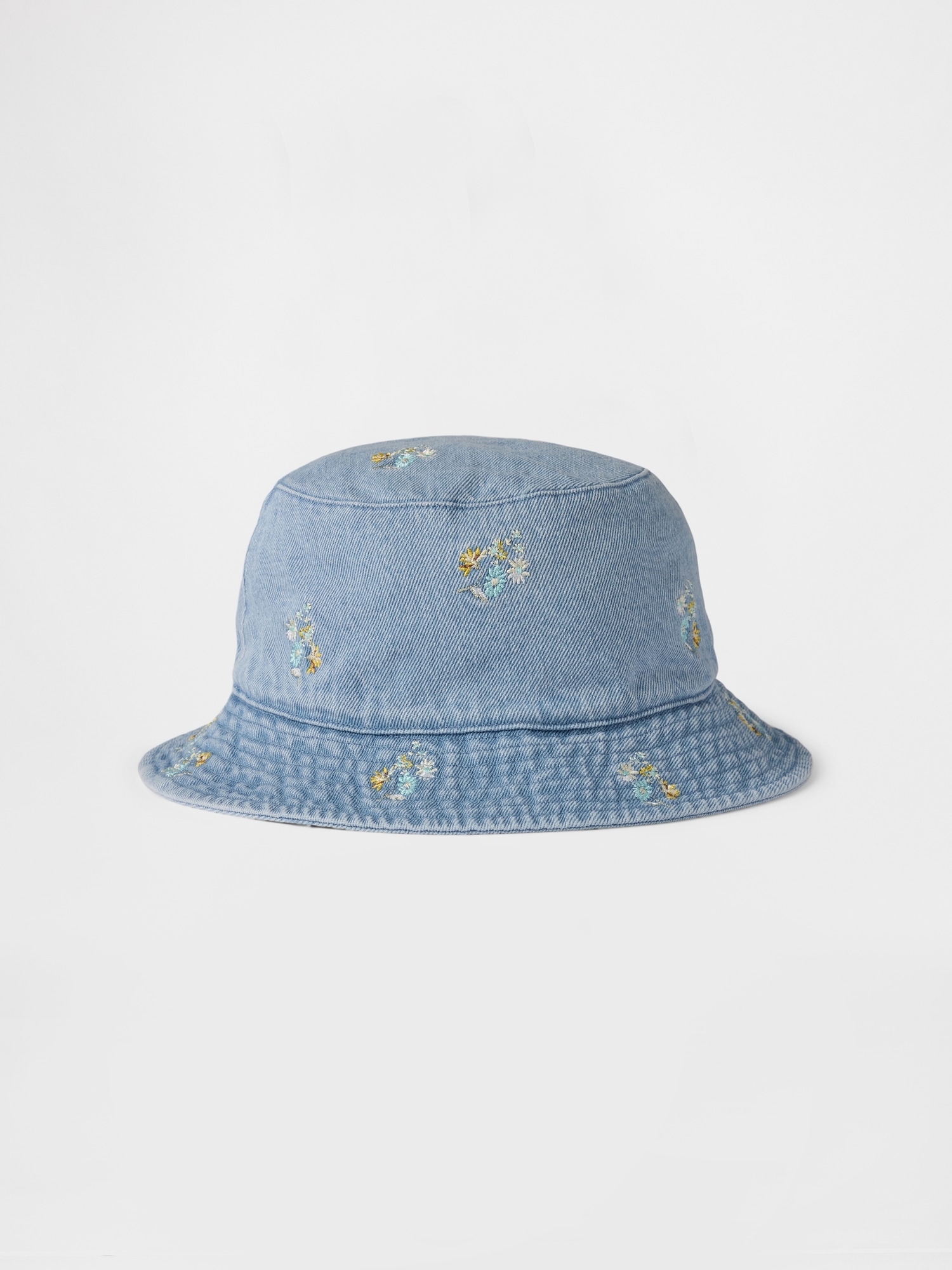 Baby & Toddler Floral Denim Bucket Hat