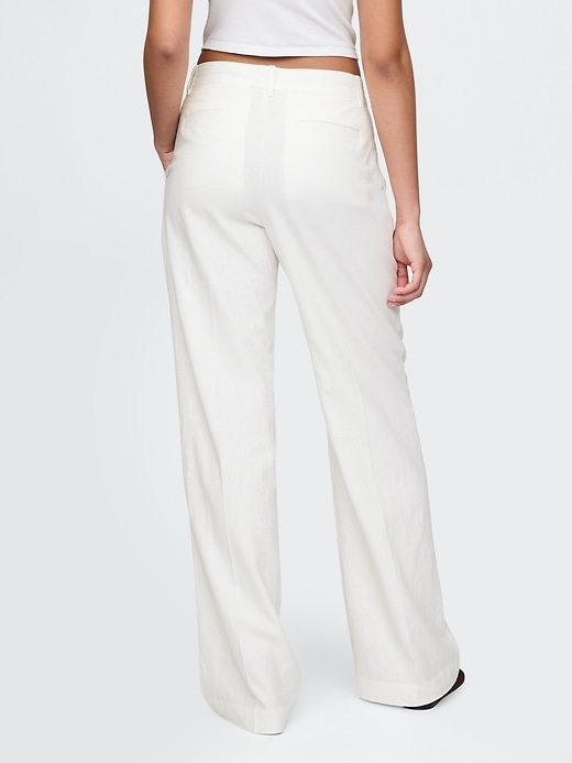 Image number 5 showing, 365 Low Rise Linen-Blend Trousers