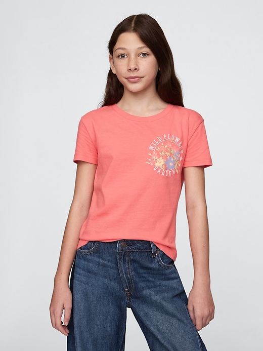 Image number 1 showing, Kids Relaxed Graphic T-Shirt