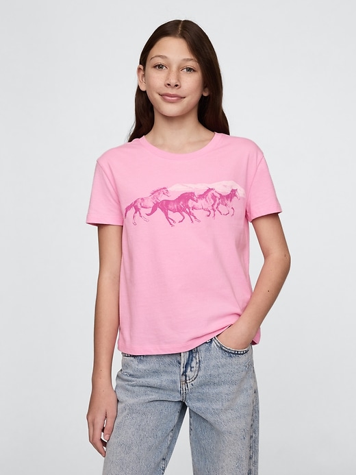 Image number 1 showing, Kids Relaxed Graphic T-Shirt